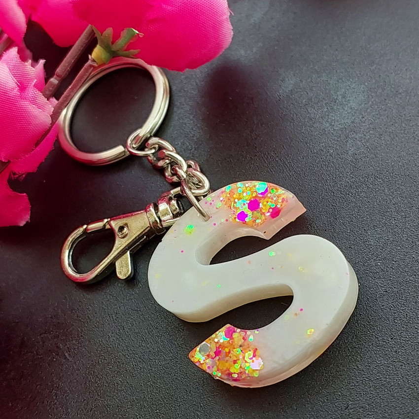 S alphabet keychain new arrivals