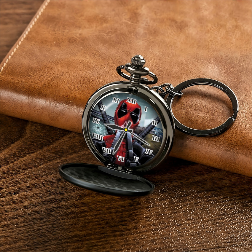 GT Gala Time Deadpool Theme Printed Dial Vintage Gandhi Style Pocket Watch Key chain Key Chain Price in India Buy GT Gala Time Deadpool Theme Printed Dial Vintage Gandhi Style Pocket Watch Key chain K...