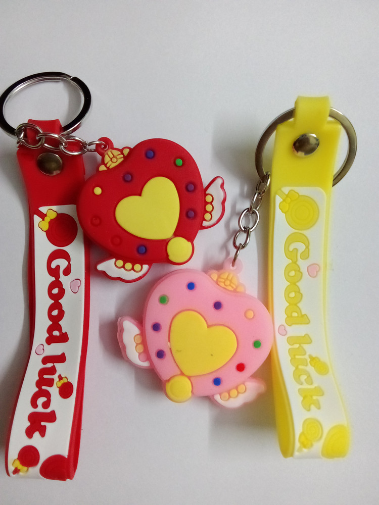 JAINSON MARTIN Amazing Heart With Good Luck Wish Keychain For Your