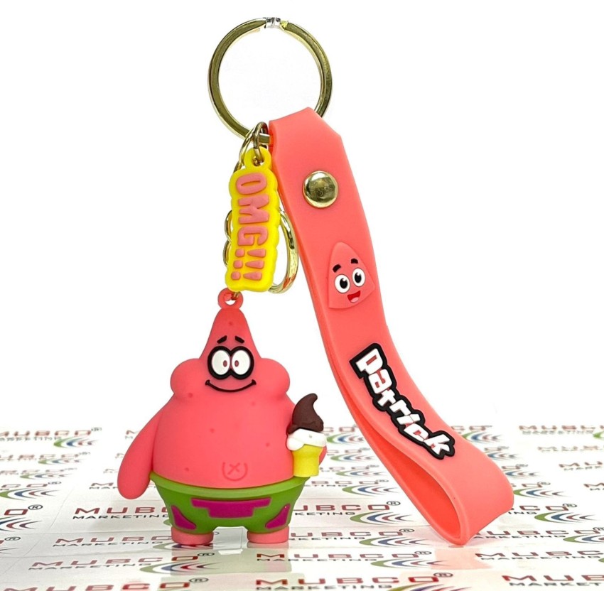 Mubco SpongeBob Patrick Star 3D Keychain, Strap Charm & Hook, Cartoon Model  Toy Gift, Key Chain Price in India - Buy Mubco SpongeBob Patrick Star 3D  Keychain, Strap Charm & Hook