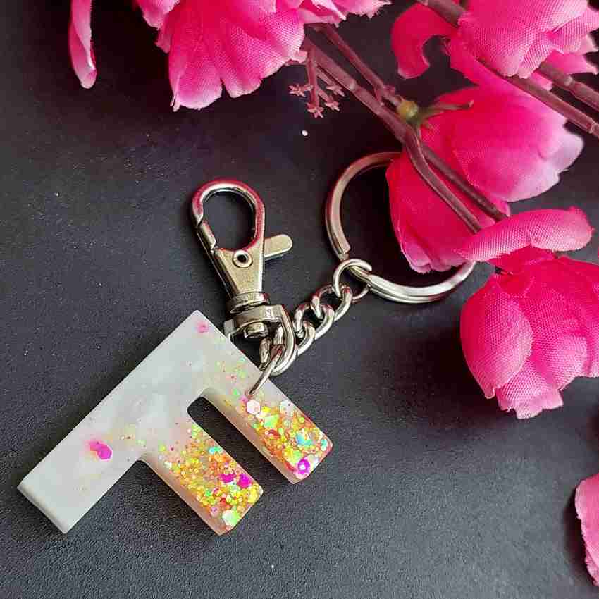 Letter f clearance keychain