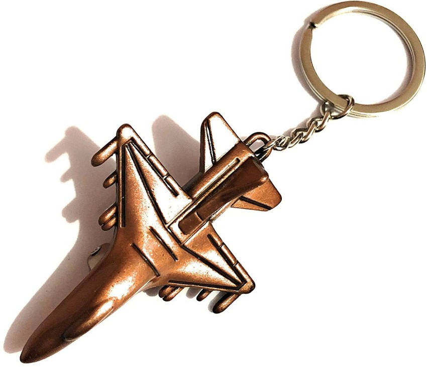 Plane Metal Keychain