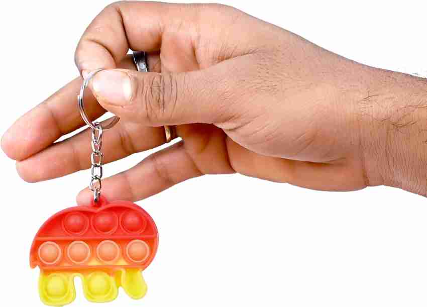PlayKith POP IT Key chain with Push Bubble Toy Key-Ring Key Chain
