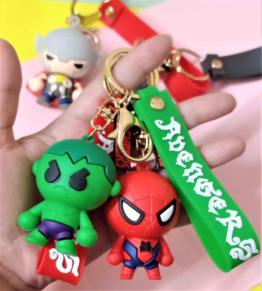 Johnnie Boy Super Hero keychain keyring for Bike Car Pack of 1