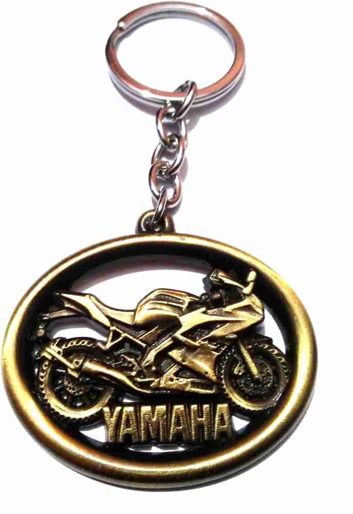 ZAHEPA Gold bar Design Metal Keychain & Key Ring for Car, Bike