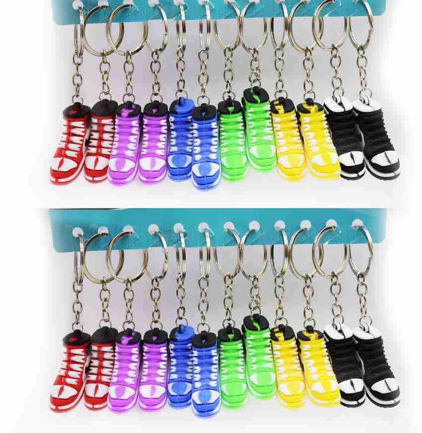 Asera Shoes Shape Boys Girls Design Keyrings Keychains for Kids Set of 24 Key Chain Price in India Buy Asera Shoes Shape Boys Girls Design Keyrings Keychains for Kids Set of