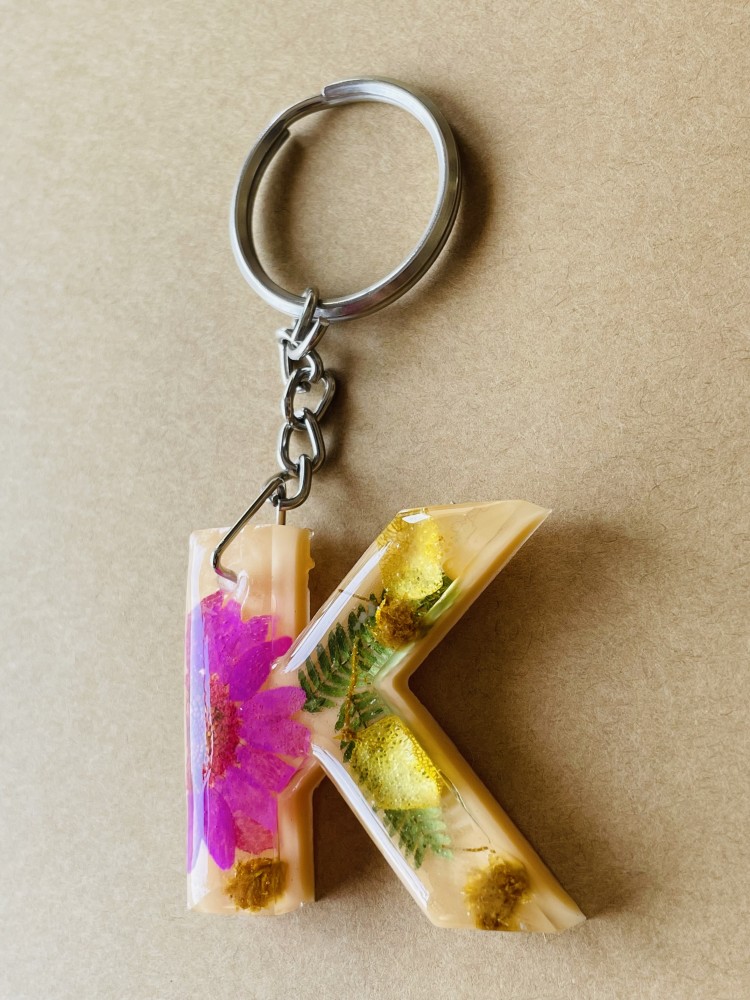 crafcan Resin Real Flower Keychain, Pack of 1 Key Chain Price in India -  Buy crafcan Resin Real Flower Keychain