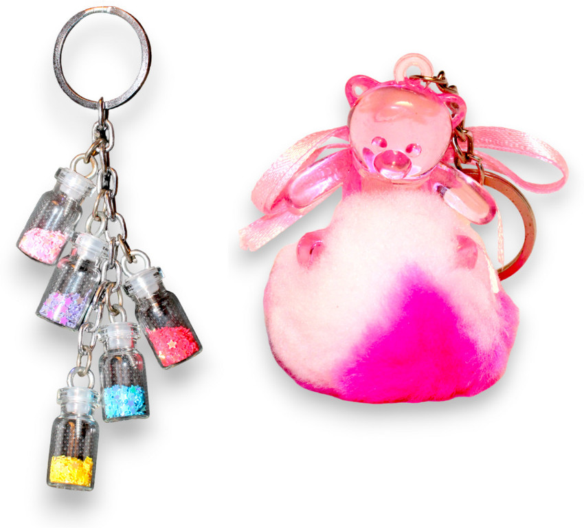 GRAB DEAL Star Filled Glass Bottle Soft Padded Teddy Bear For Gift Home Office Keys Key Chain Price in India Buy GRAB DEAL Star Filled Glass Bottle Soft Padded Teddy Bear For Gift Home Office