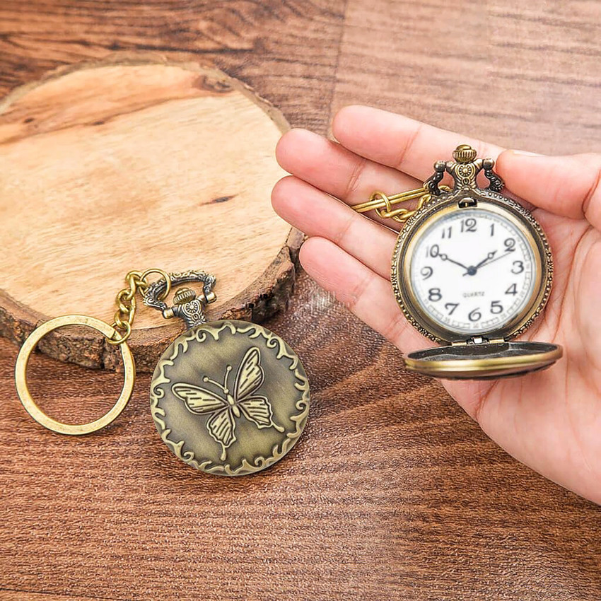 Butterfly cheap pocket watch