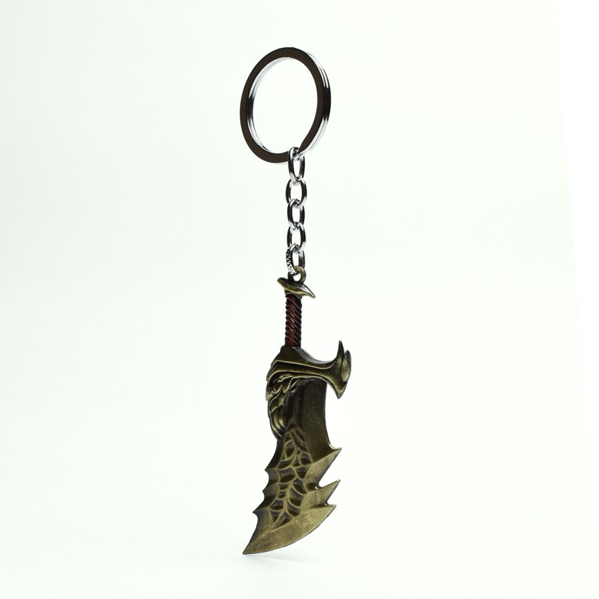 God War Ragnarok Thor Hammer, God War Blade Chaos Keychain