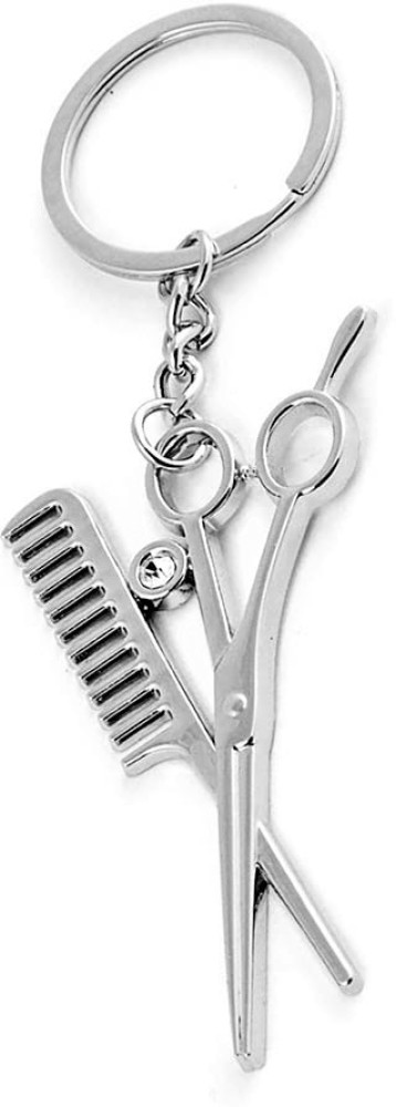 Keychain Stylist Hair Dryer Keyring Hanging Scissor Comb Key Ring Gift for  Hairdresser Barber - Key Chains & Lanyards, Facebook Marketplace