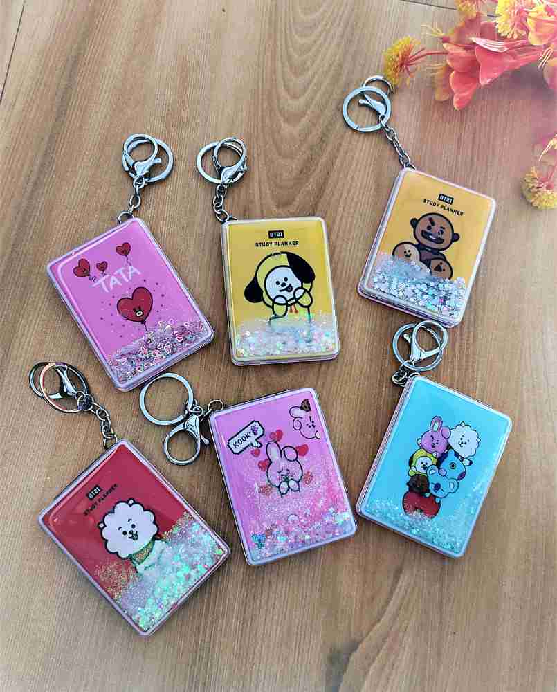 Paper Bear BT21 Sparking Rectangle Mirror Key Ring Chain for Kids Girls Key Chain Price in India Buy Paper Bear BT21 Sparking Rectangle Mirror Key Ring Chain for Kids Girls Key Chain online at Flipkar...