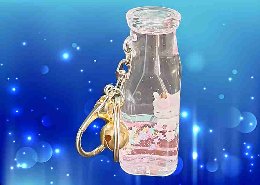 Buy VASUSS fancy stylish Glass Bottle filled with liquid and toy inside  Keychain Keyring for girls and women for Office, Home, Bike, Car keys.  Ideal for Gift Online at Best Prices in