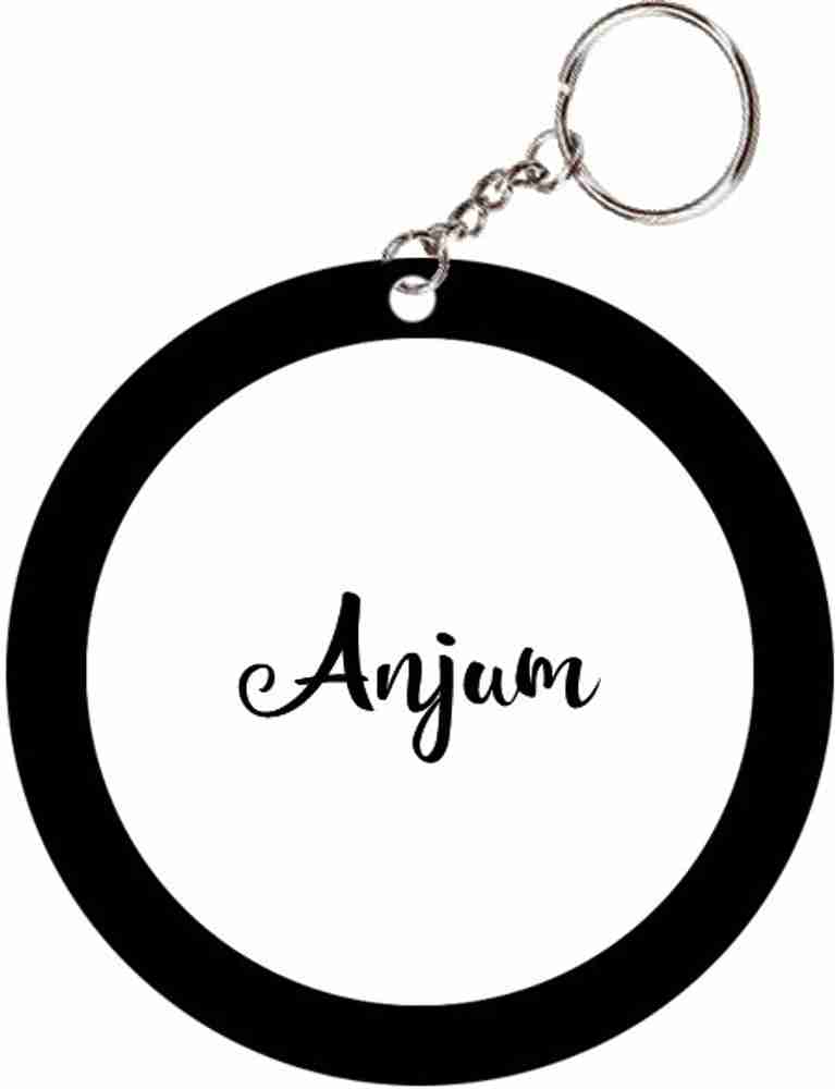 SY Gifts Anjum Name Black Keychain Key Chain Price in India Buy SY Gifts Anjum Name Black Keychain Key Chain online at Flipkart