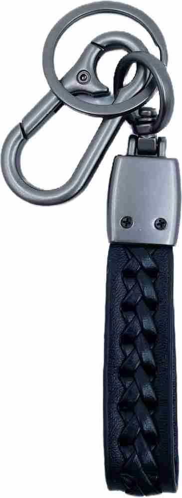 Buko Leather Braided Lanyard With Car Brand Logo 360 Degree