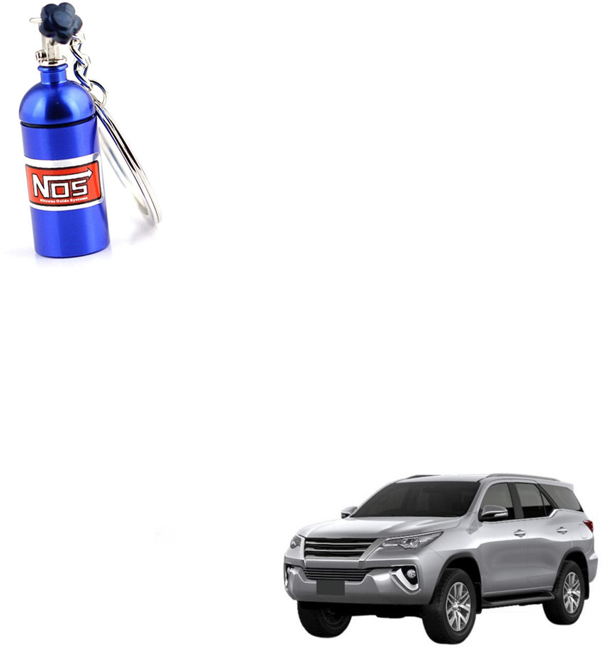 SEMAPHORE NOS Bottle Keychain Pill Box Storage Key Ring Blue for