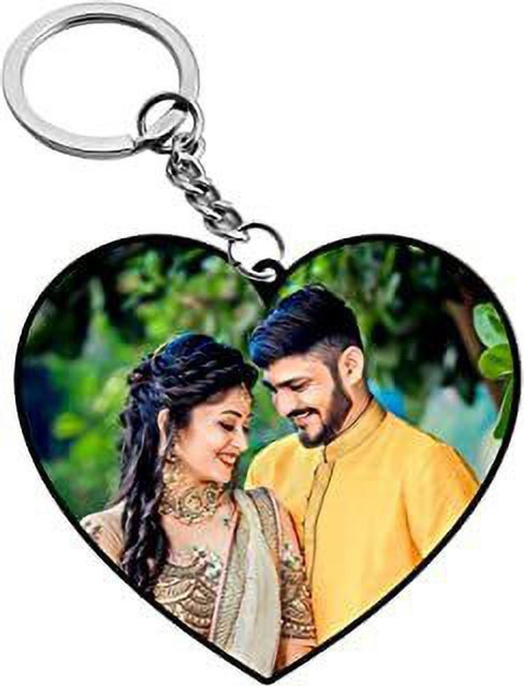 D D Sublimation Customized Key Chain Heart Shape Key Chain Price in India Buy D D Sublimation Customized Key Chain Heart Shape Key Chain online at Flipkart