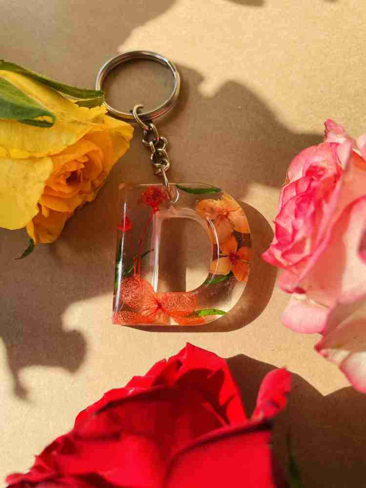 crafcan Resin Real Flower Keychain, Pack of 1 Key Chain Price in India -  Buy crafcan Resin Real Flower Keychain