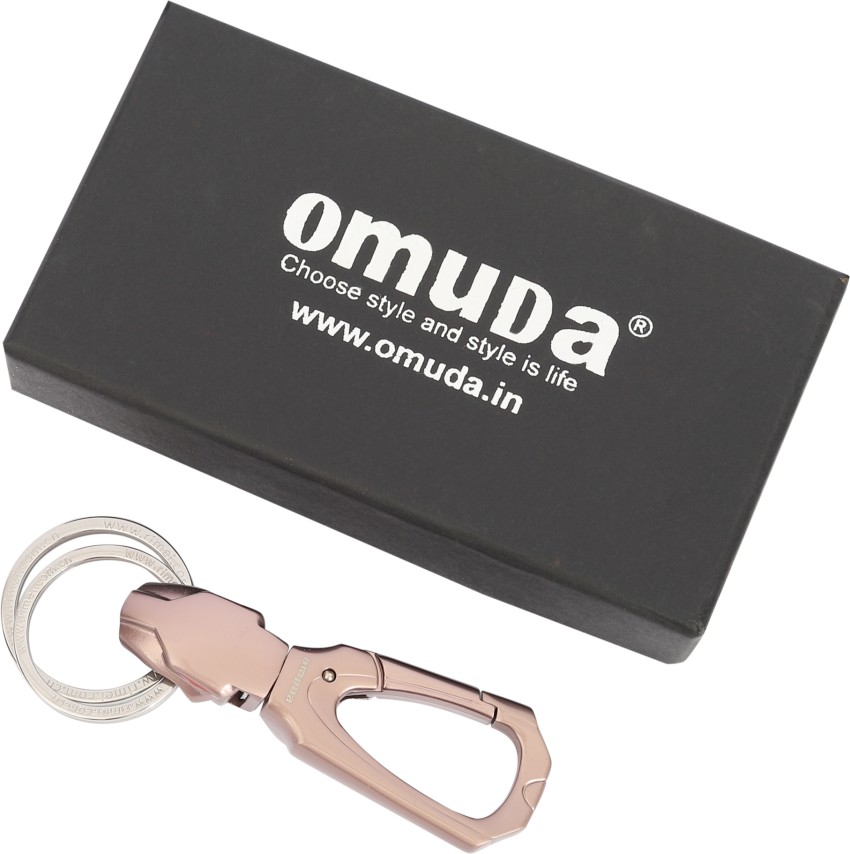 Omuda Stylish & Hook Locking key ring ,Key chain for Bike Car Men