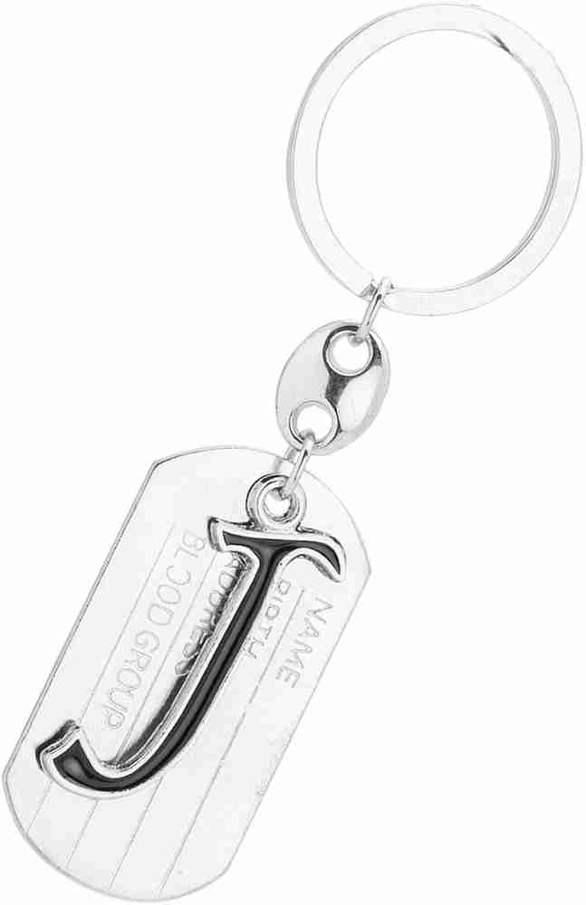Caristo English Alphabet Letter J KC 2 Silver Metal Name