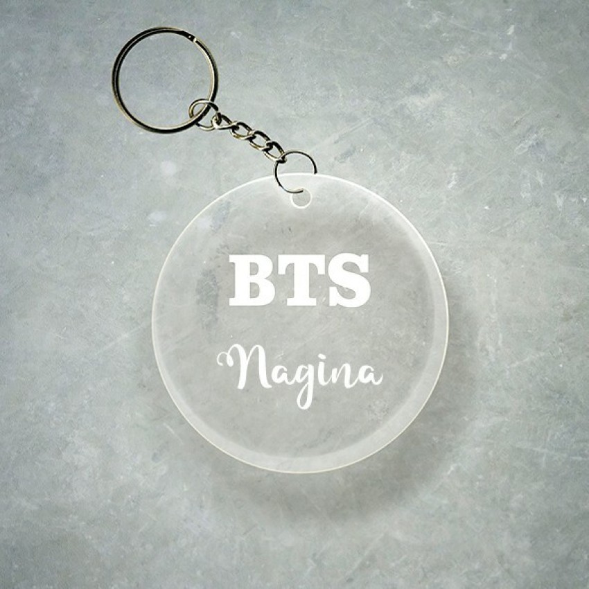 SY Gifts BTS Design With Nagina Name Key Chain Price in India - Buy SY  Gifts BTS Design With Nagina Name Key Chain online at