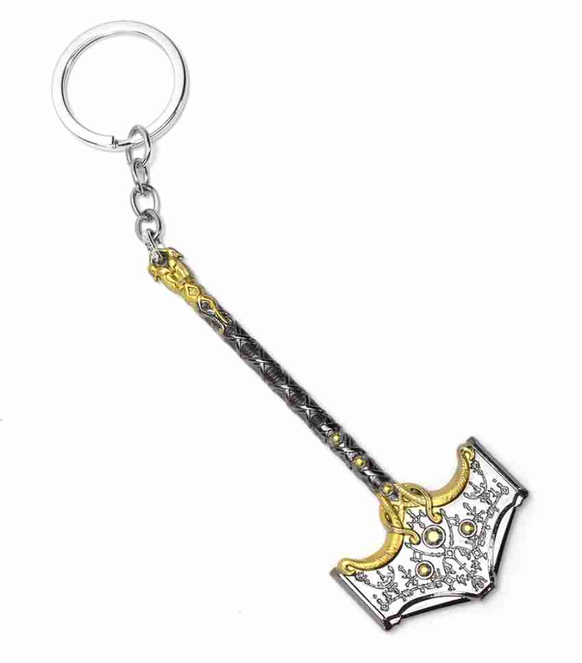 Daiyamondo Kratos The Most Powerful Weapon Golden Hammer Of God Of War Game  In Metal Key Key Chain Price in India - Buy Daiyamondo Kratos The Most  Powerful Weapon Golden Hammer Of