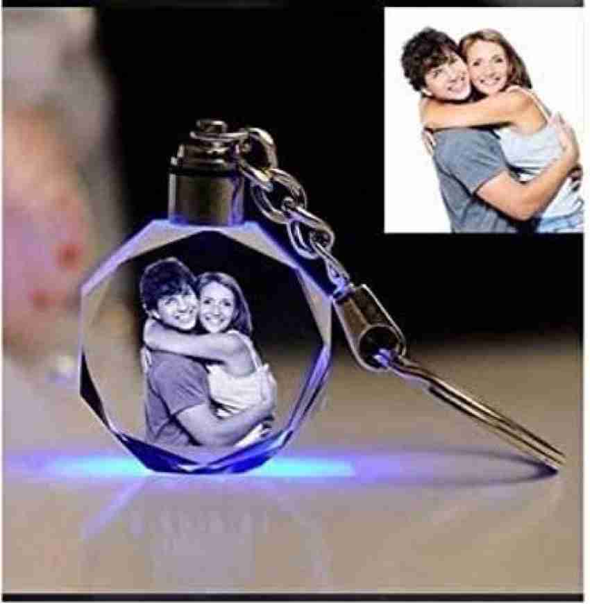 Round LED Key Chain