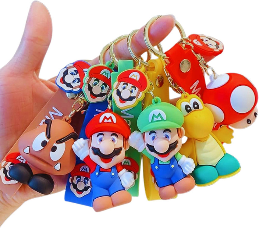 ZQE Super Mario Keychain and Keyrings for Girls and Boys 4PCs Keychain for Bike Car Key Chain Price in India Buy ZQE Super Mario Keychain and Keyrings for Girls and Boys