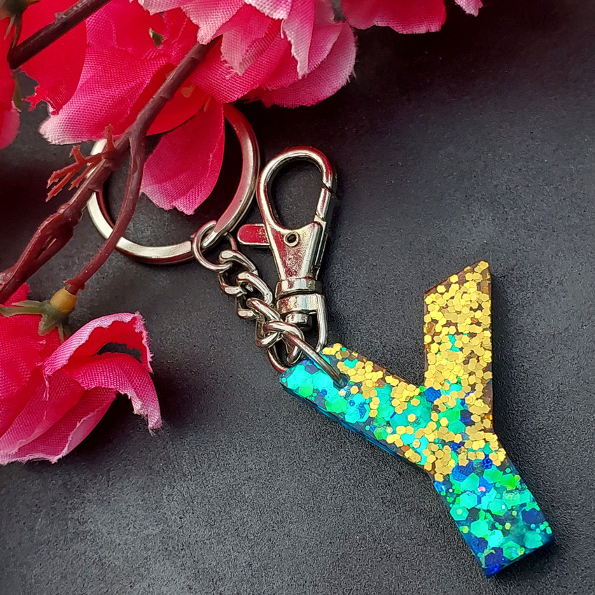 Y discount letter keychain