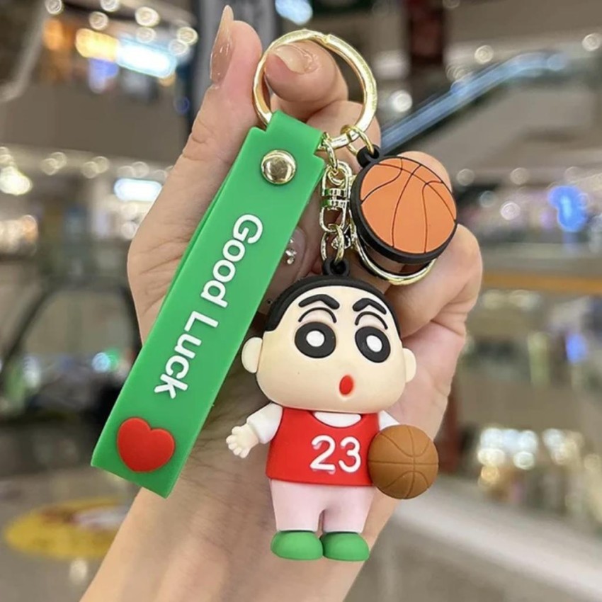 Mubco Cute Cartoon 3D Shinchan Keychain | Strap Charm u0026 Hook | Toy Kids  Gift Boy Girl Key Chain Price in India - Buy Mubco Cute Cartoon 3D Shinchan  Keychain | Strap