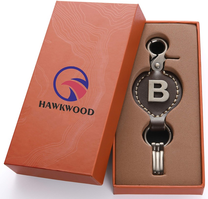 HAWKWOOD Leather Keychain For Men, Single Letter (B) Alphabet with Easy  Clasp Key Chain Price in India - Buy HAWKWOOD Leather Keychain For Men,  Single Letter (B) Alphabet with Easy Clasp Key
