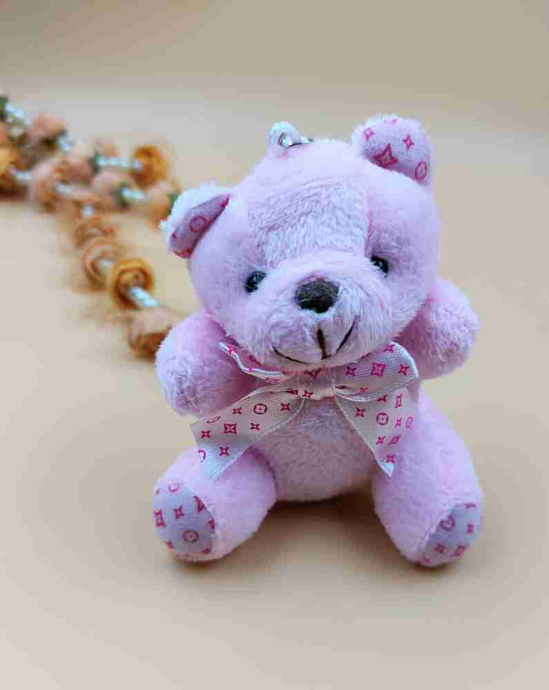 Paper Bear Ribbon Teddy Key Ring Key Chain for Kids Girls Pack of