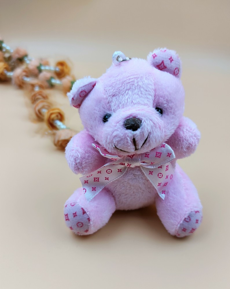 Plush Bear Keychain Teddy Bear Keychain Animal Key Ring Hanging Ornament,  Plush Stuffed Animal Car Key Holder For Girls Women Gift