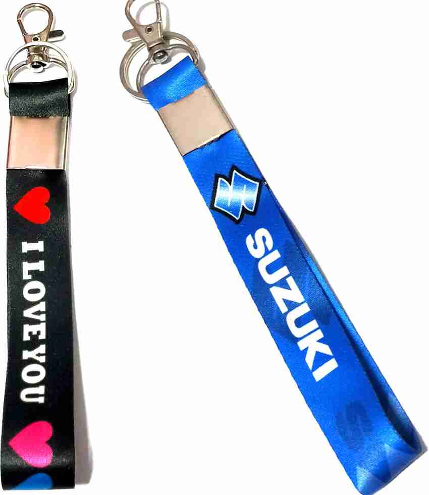 Meeko Suzuki tag with I Love You tag Keychain for bike car Key Chain Price in India Buy Meeko Suzuki tag with I Love You tag Keychain for bike