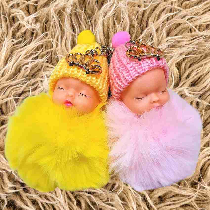 Sleeping baby keychain hotsell