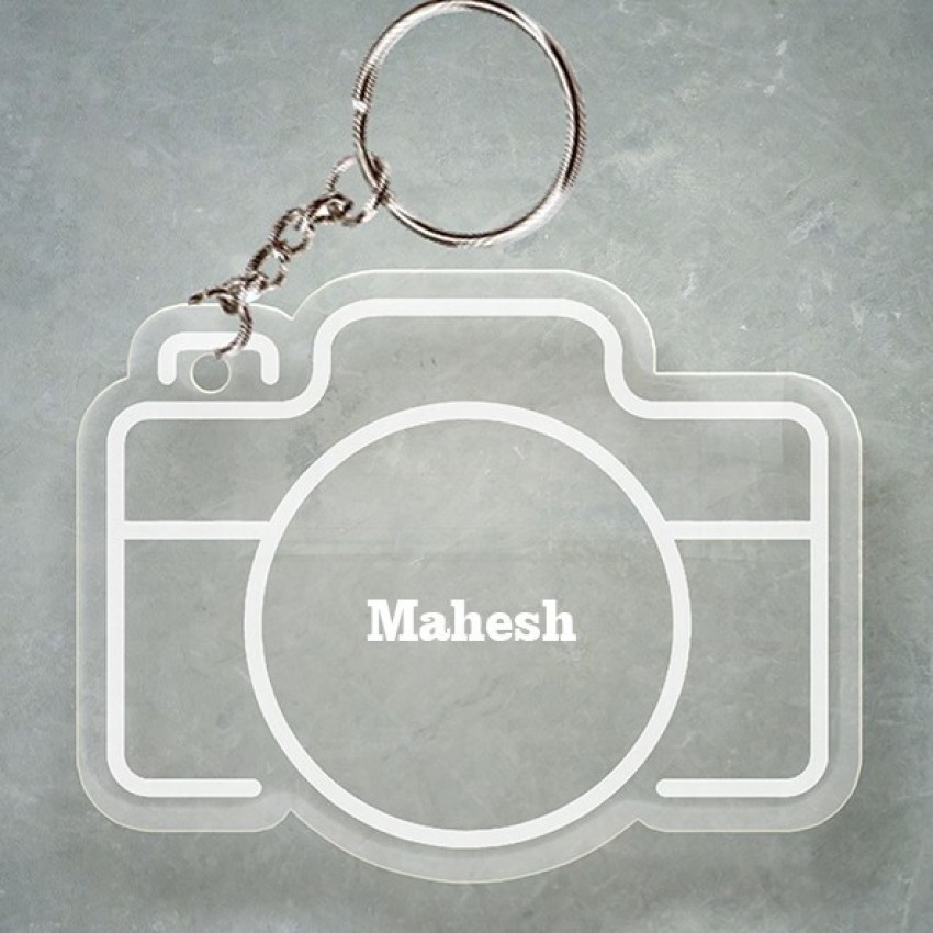 Camera Keychain Personalised Gift Photographer Gift 