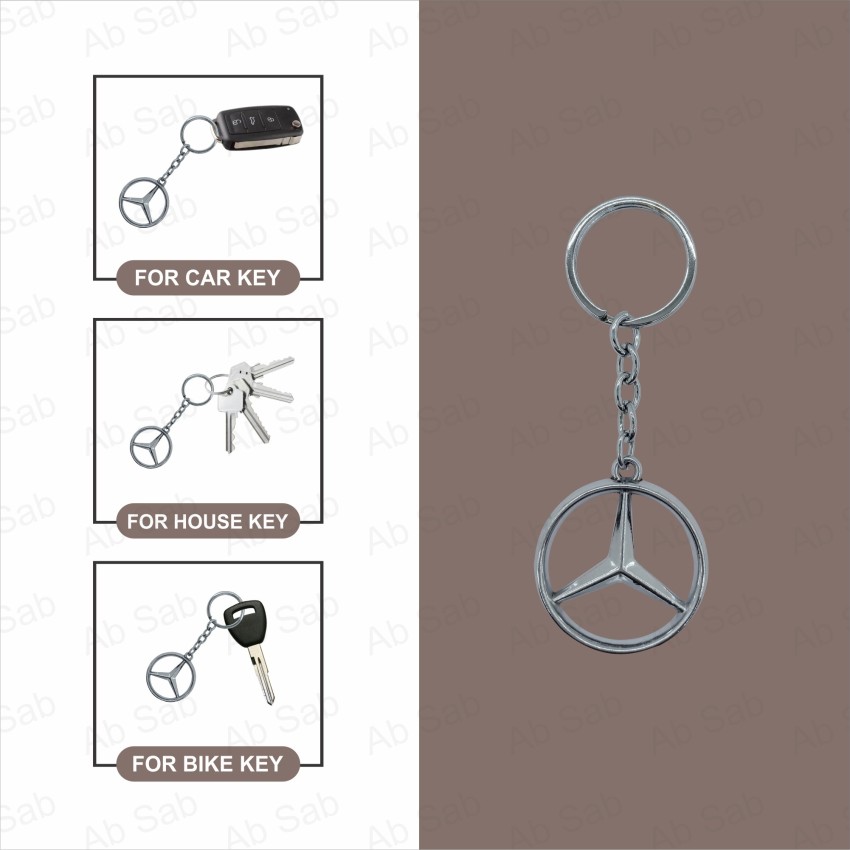Ab Sab Mercedes Car Symbol Key Chain Price in India - Buy Ab Sab Mercedes  Car Symbol Key Chain online at