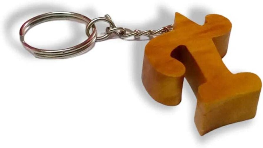 Zentnagle U Wooden Letter Keychain - Yahoo Shopping