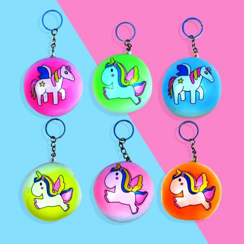 Partywala Unicorn Squishy keychains Key Chain Price in India Buy