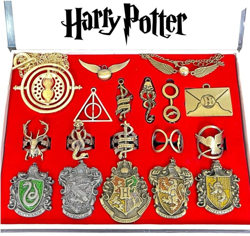 LUV HER Harry Potter Girls BFF 6 Piece Toy Jewelry Box Set with 2 Rings, 2  Bead Bracelets and Snap Hair Clips Ages 3+