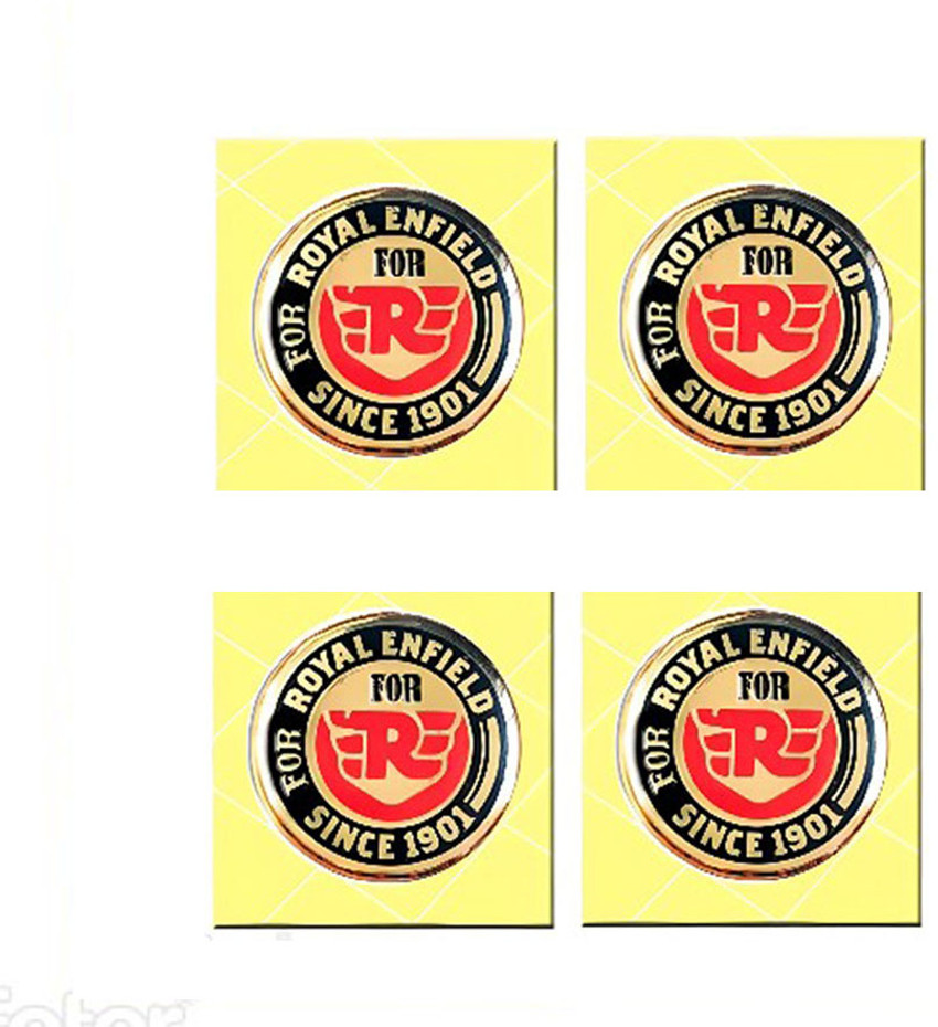 Royal enfield top key ring sticker