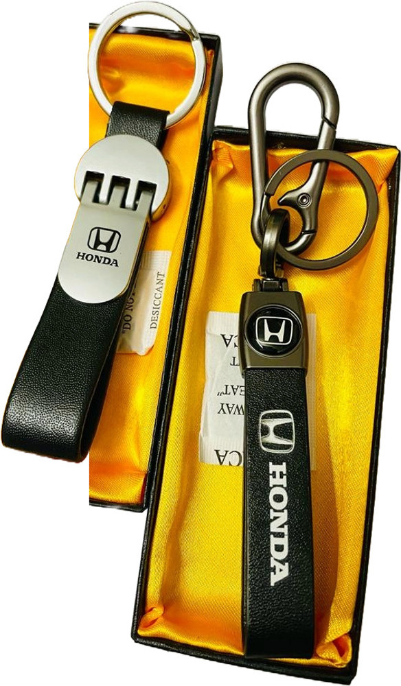 GKM Honda CAr three cut design strap hook metal keychain Key Chain Price in India Buy GKM Honda CAr three cut design strap hook metal keychain Key Chain online