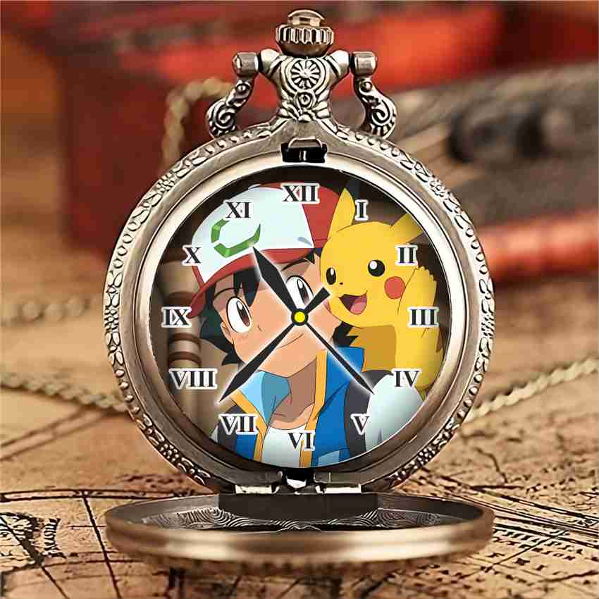 GT Gala Time Pokemon Theme Ash and Pikachu Printed Dial Vintage