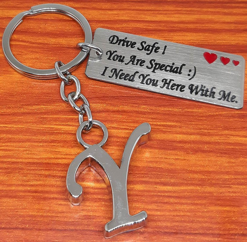 Aura Cute Gift Drive Safe With Alphabet Y Keychain For Men Girls Boy Friend Husband Key Chain Price in India Buy Aura Cute Gift Drive Safe With Alphabet Y Keychain For