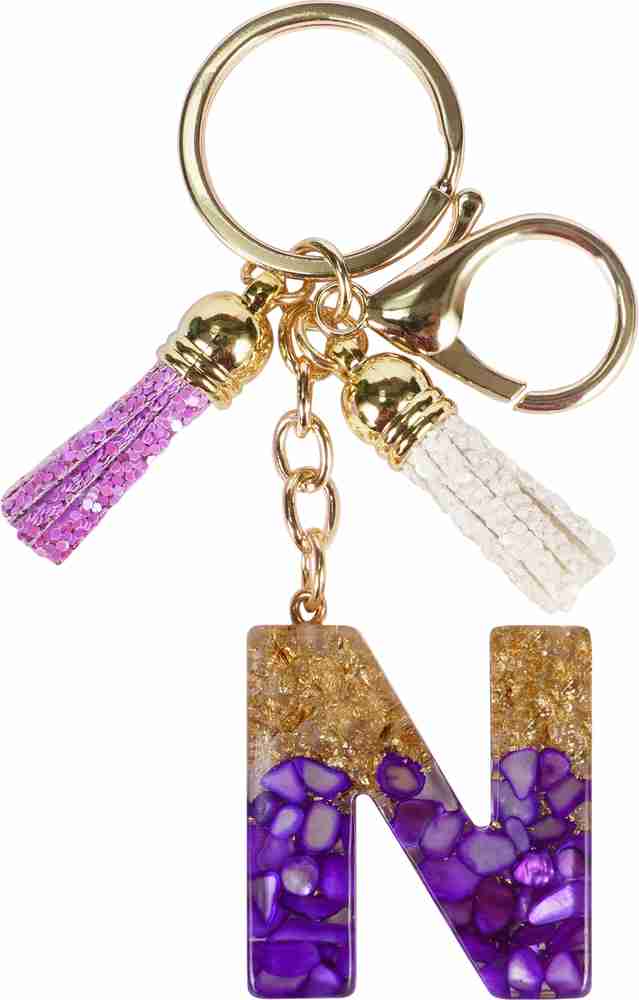 Letter n keyring store