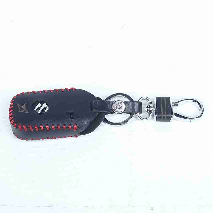 Udaun Pure Leather Car Key Cover Compatible for Suzuki New Dzire