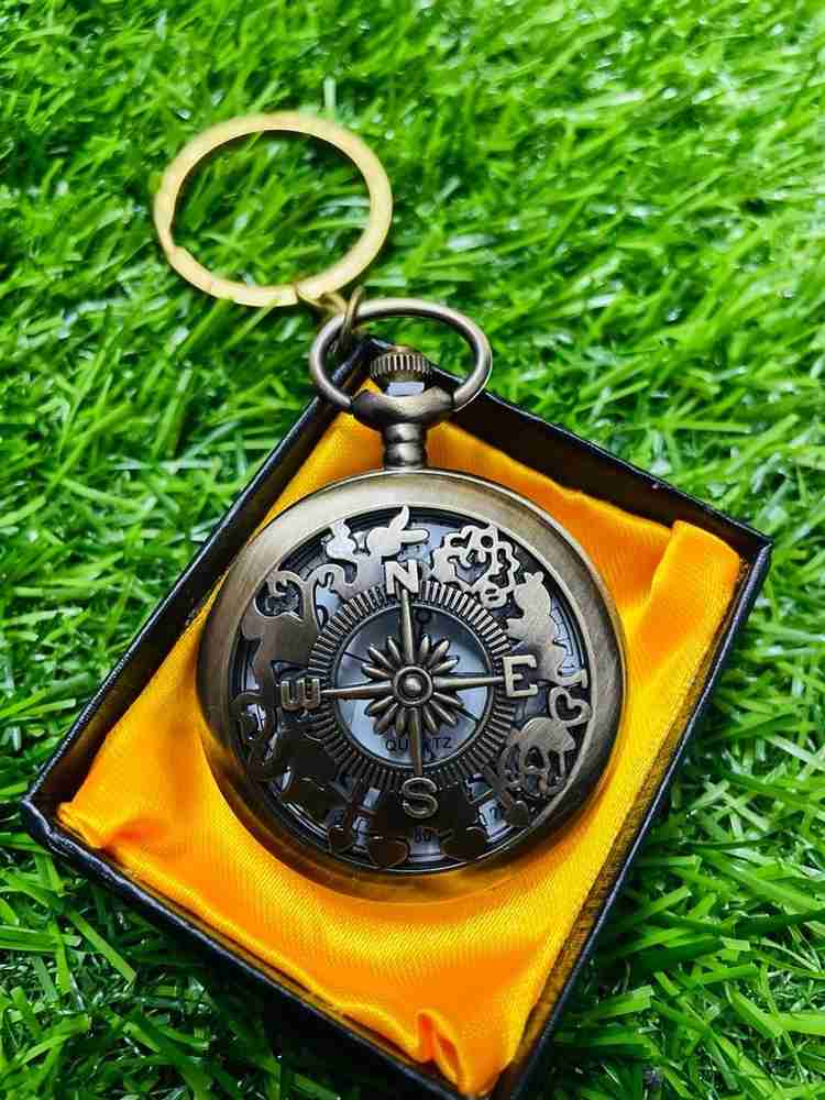 Next Gen Keychains Compass Theme Vintage Style pocket watch keychain for men woman Key Chain Price in India Buy Next Gen Keychains Compass Theme Vintage Style pocket watch keychain for men woman Key