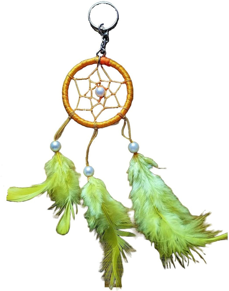 LKA Dream Catcher Keychain Pack Of 1 Yellow Color Key Chain Price in India Buy LKA Dream Catcher Keychain Pack Of 1 Yellow Color Key Chain online at Flipkart