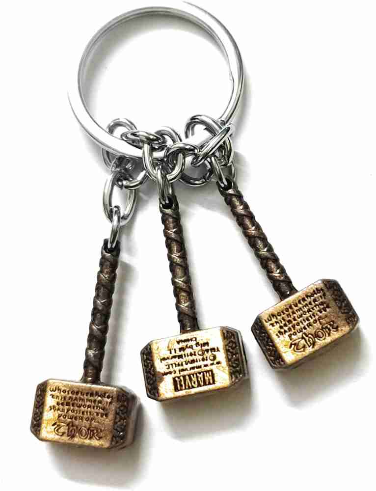 Mini thor hammer best sale keychain