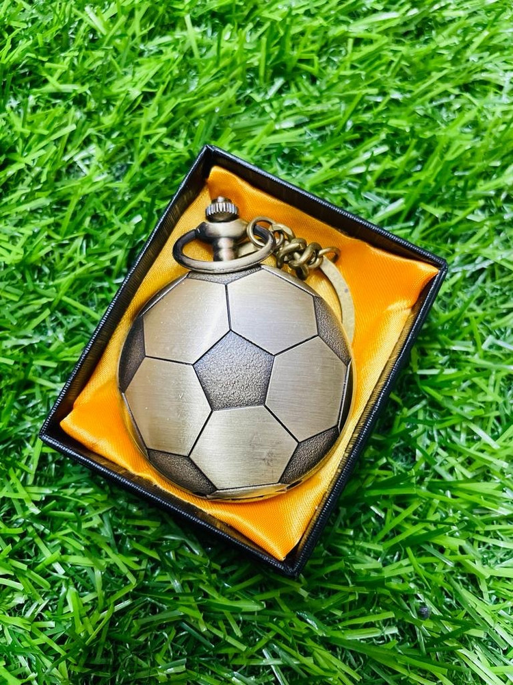 Next Gen Keychains Soccer Ball Football vintage style pocket watch